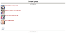 Tablet Screenshot of mobile.dailyexpress.com.my